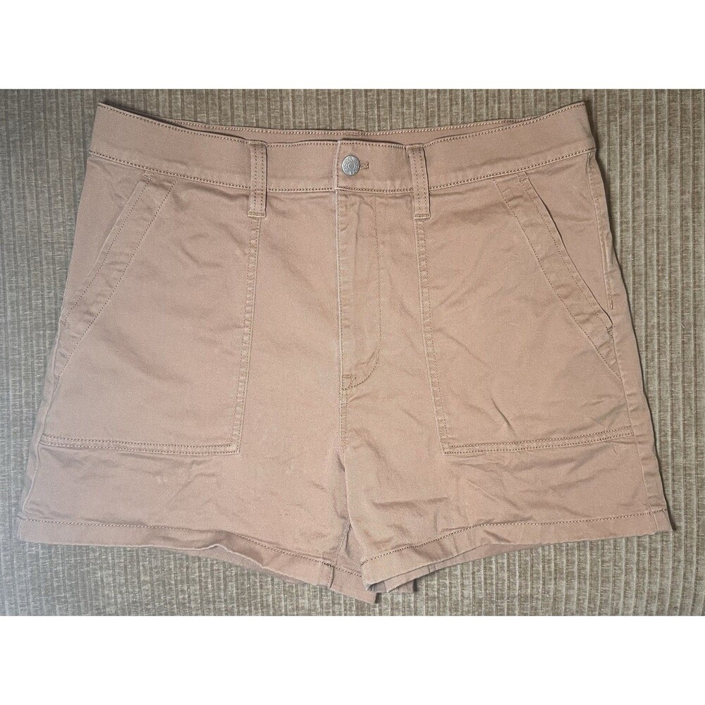 J. Crew Women’s Brown Chino Shorts 30 Flat Front Safari Gorpcore